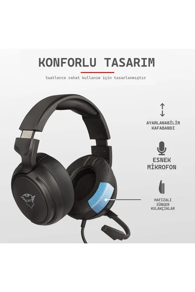 GXT 433 Pylo Kulaküstü Gamer Kulaklık - Resim 6