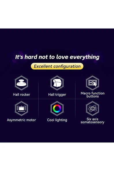 Z01 PC/PS4/PS3/IOS/Switch/Android Telefon TV Tablet Titreşimli RGB Bluetooth Joystick Gamepad - Resim 12