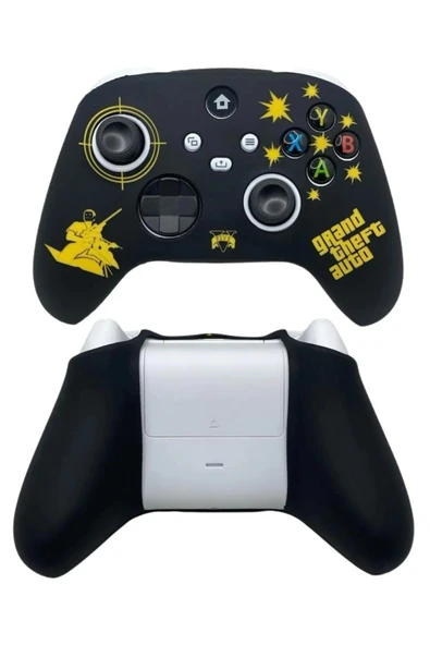 Xbox Series S/seris X 9.nesil Uyumlu Desenli Oyuncu Kolu Silikon Kılıf - Resim 5