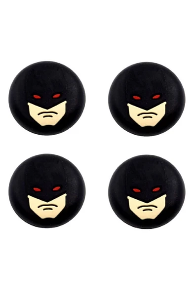Batman Maske PS5/PS4/PS3/Xbox One/One X/One S/Series X/Series S  3D Analog silikon Koruyucu -2 Adet - 7