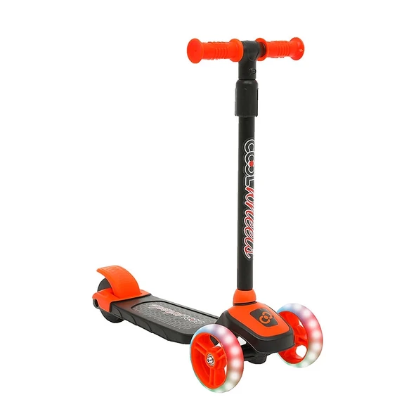 Cool Wheels Turuncu Twist Işıklı 3 Tekerlekli Scooter - Işıklı Scooter - CoolWheels Scooter - Çocuk Scooter - İttir Git - 2