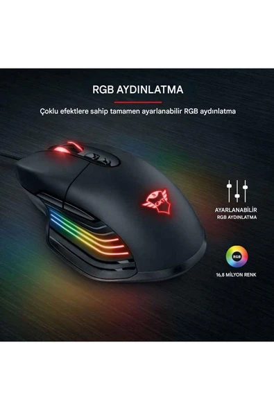 GXT 940 Xidon RGB Gamer Mouse - Resim 7
