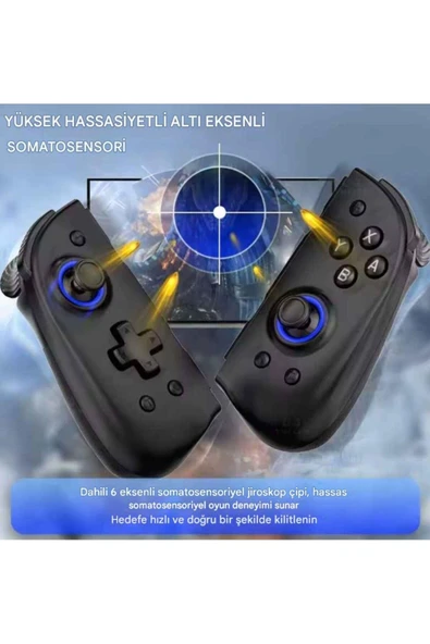 Joy-04 Switch/switch Lite/switch Oled Makro Tuşlu Joy-con Oyun Kolu - Resim 3