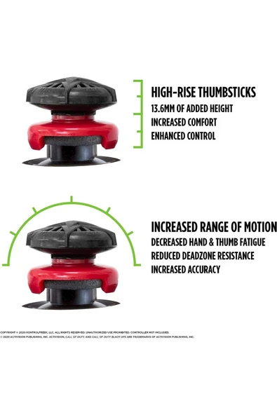 Call Of Duty Cold War Xbox One Ve Xbox Series X Controller Analog Koruyucu - Resim 3