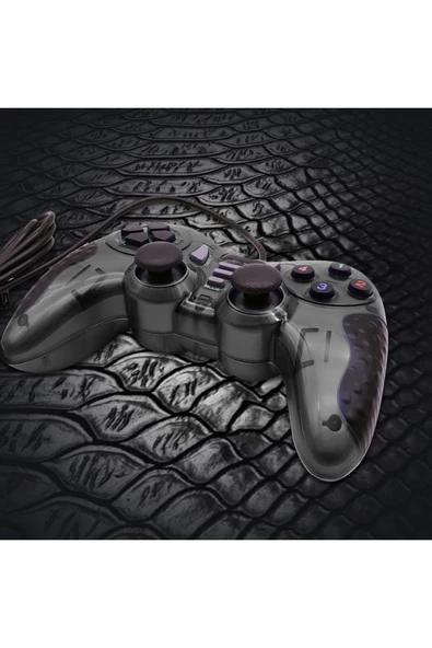 Pc Uyumlu Usb Dual Shock Titreşimli Joystick Oyun Kolu-cfl-2586 - 9