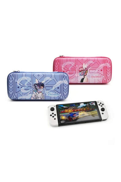 Nintendo Switch/Switch OLED Oyun Konsolu Koruyucu Taşıma ve Seyahat Çantası - Resim 2