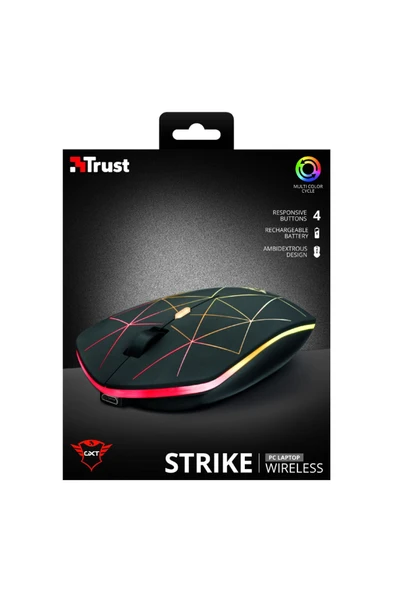 GXT 117 Strike 1400 DPI RGB Kablosuz Gamer Mouse - Resim 6