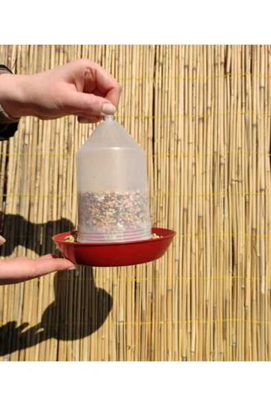 Yemlik 0,75 Lt 1 Adet Tavuk Yemliği Civciv Yemliği Kanatlı Yemliği Plastik Yemlik - 2