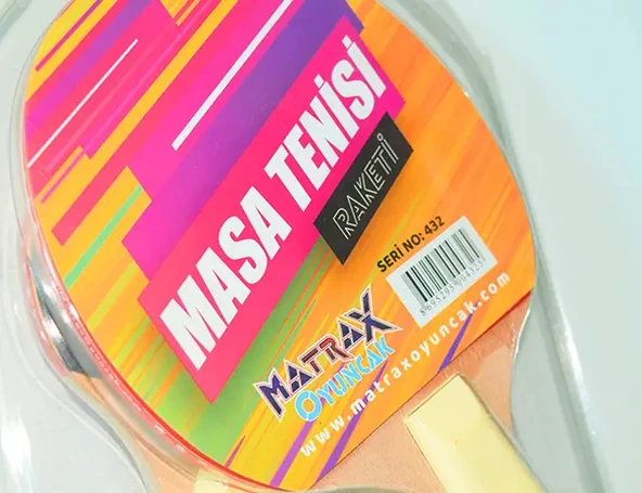 Klasik Masa Tenisi Raketi - Okul İçin Masa Tenisi Raketi - Tenis Oyuncakları - Masa Tenisi Oyunu - Raket - 4