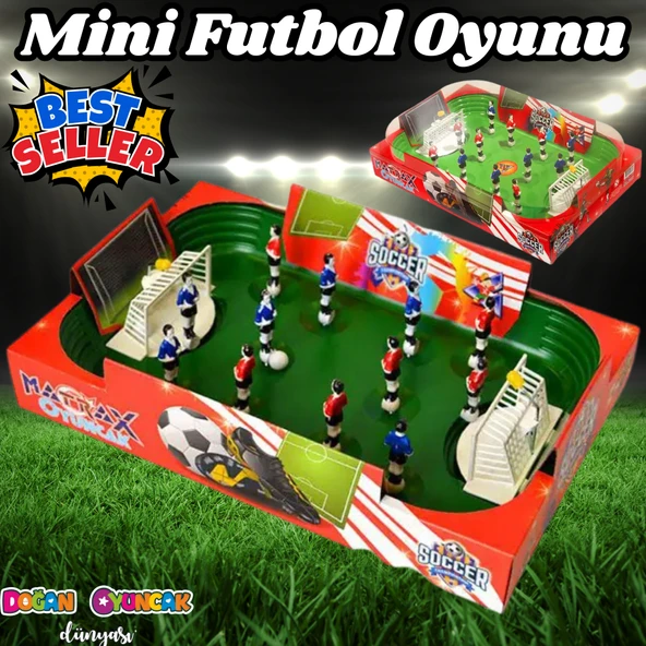 Mini Futbol Oyunu - Futbol Maçı Oyuncak - Futbol Oyuncakları - Top Oyuncak Langırt Setleri - Langırt Oyuncakları - Masa - 1