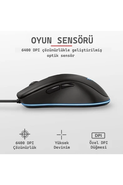 GXT 930 Jacx RGB Gamer Mouse - Resim 5