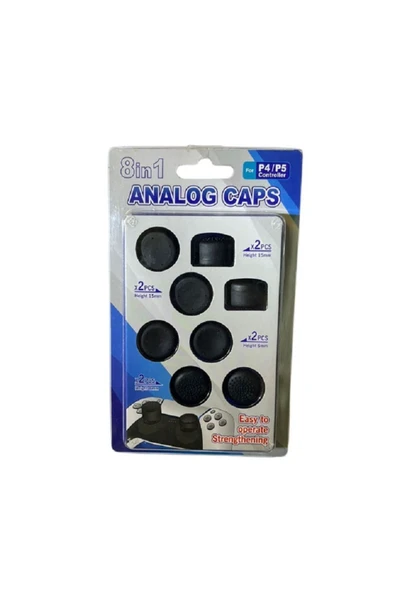 Ps4-Ps5 Uyumlu 8in1 Analog Koruyucu ve Yükseltici Pad ürün görseli 1