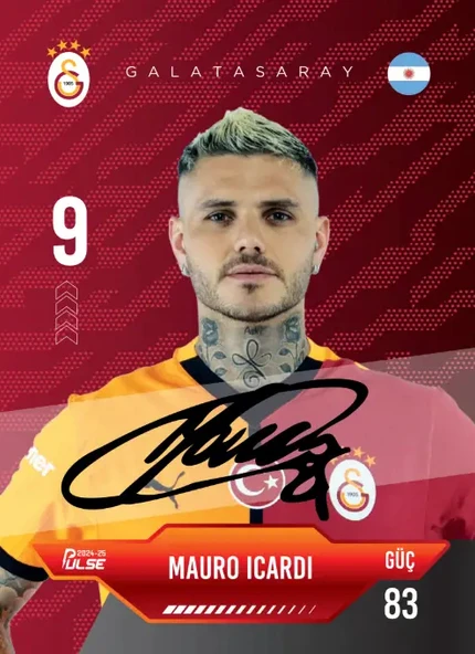 Mythos Cards Galatasaray Yıldız Oyuncular Özel Karları - GS Oyuncu Kartları - Futbolcu Kartları - Galatasaray #Hedef25 - Resim 2
