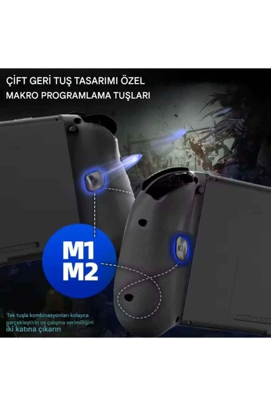 Joy-04 Switch/switch Lite/switch Oled Makro Tuşlu Joy-con Oyun Kolu - Resim 5