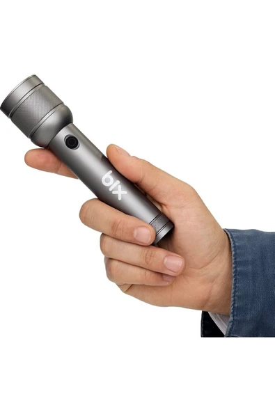 Bx2186fl 3w Led 910 Lümen, Şarjlı, Çok Modlu Uzun Menzilli Kompakt El Feneri - Resim 2