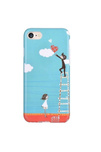 Kopya - Iphone 7, Iphone 8 Için Lotus Tpu Silikon Kılıf - Resim 5