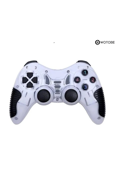 2.4g Ps1 Ps2 Ps3 Pc Android Tv Tv Box Android Telefon Uyumlu Titreşimli Kablosuz Joystick - Resim 11