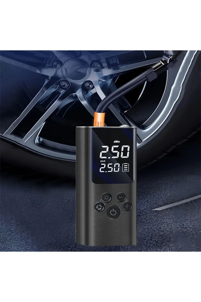 A6 Taşınabilir Powerbankli Kendinden Şarjlı Hava Pompası - Resim 4