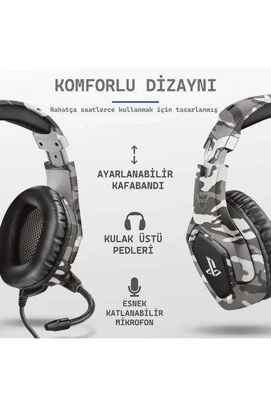 GXT 488 Forze-G Kulaküstü PS4 Gamer Kulaklık - Resim 6