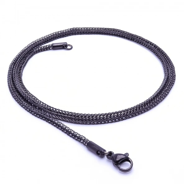 Yılan Zincir Modeli Çelik Kolye 2Mm 3183CEK038 ürün görseli 1