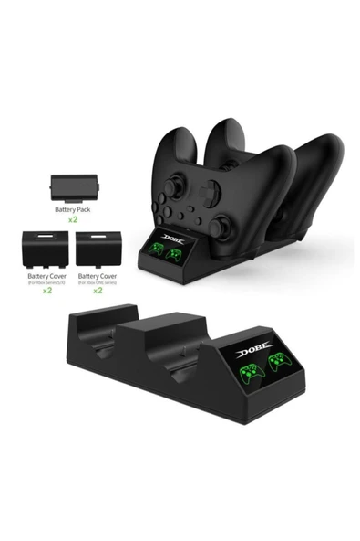 Xbox One Oyun Kolu Dock Series S X Wireless Controller Şarj İstasyonu Göstergeli 800mah - 2