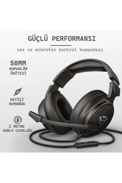 GXT 433 Pylo Kulaküstü Gamer Kulaklık - Resim 7