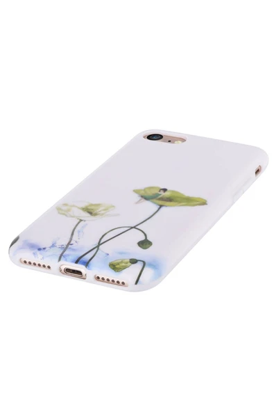 Kopya - Iphone 7, Iphone 8 Için Lotus Tpu Silikon Kılıf - Resim 4