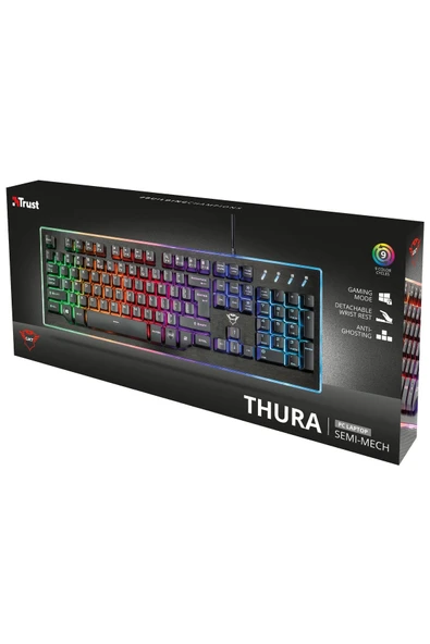 GXT 860 Thura RGB Yarı Mekanik Gamer Klavye - Resim 8