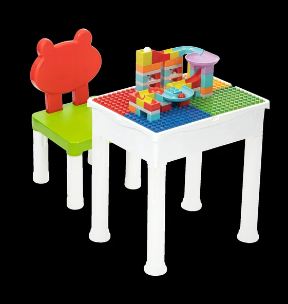 Multi Creative Blok Masa Seti - Slide Blocks - Lego Oyuncakları - Yaratıcı Top Oyunu - Creative Lego - Resim 4