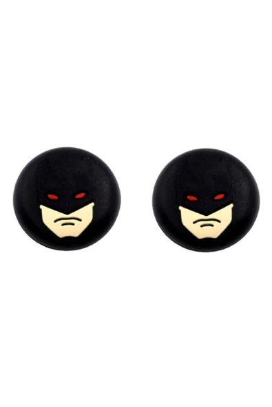 Batman Maske PS5/PS4/PS3/Xbox One/One X/One S/Series X/Series S  3D Analog silikon Koruyucu -2 Adet - 5