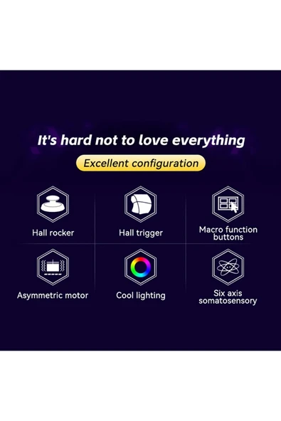 Z01 PC/PS4/PS3/IOS/Switch/Android Telefon TV Tablet Titreşimli RGB Bluetooth Joystick Gamepad - Resim 8