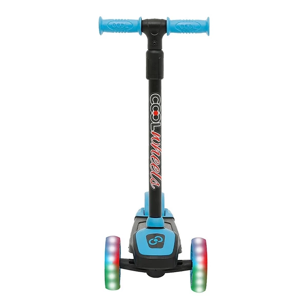 Cool Wheels Mavi Twist Işıklı 3 Tekerlekli Scooter - Işıklı Scooter - CoolWheels Scooter - Çocuk Scooter - İttir Git - 3