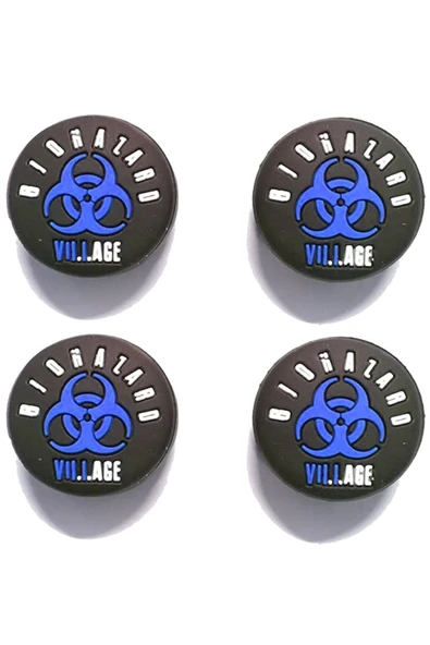 Resident Evıl Desenli Sony Ps5/ps4/ps3 Uyumlu Analog Koruyucu Silikon Pad - Resim 5