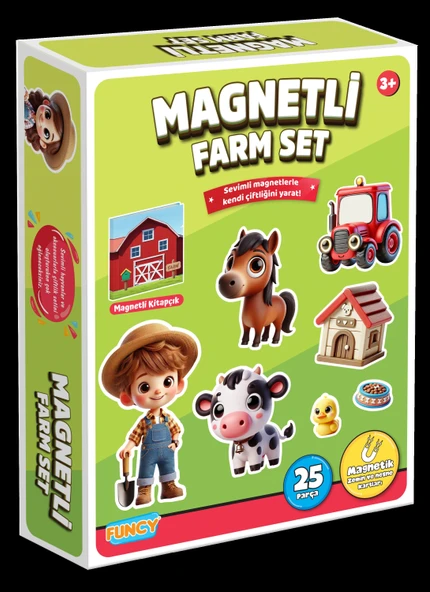 Magnetli Çiftlik Seti - Magnetli Farm Set - Magical Magnet - Çiftlik Oyunu - Hayvanlı Magnetler - Hayvanlar - 2