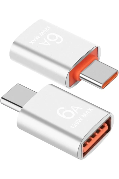 USB Type-C 6A 120W Gen 3.1 OTG Dönüşrüeücü Adaptör ürün görseli 1