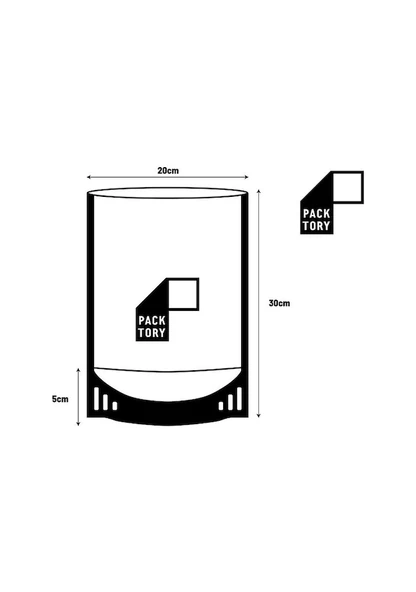 Doypack Alüminyum Kilitli 20*30 *10 -50 Adetli - Resim 3