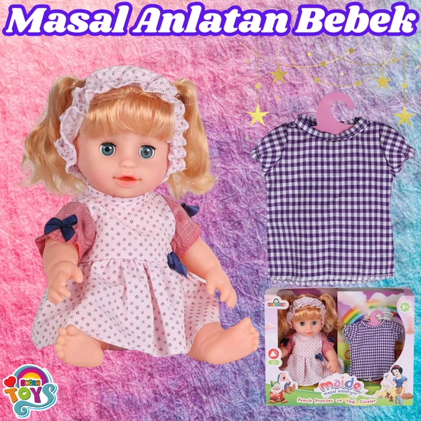 Maide Masal Anlatıyor - Türkçe Konuşan Maide Et Bebek - Konuşan Bebek - Maide Bebek - Masal Anlatan Bebek - Sarışın ürün görseli