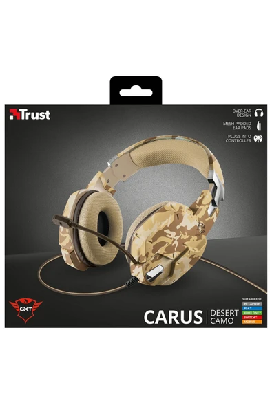GXT 322D Carus Desert Kamuflaj Gamer Kulaklık - Resim 8