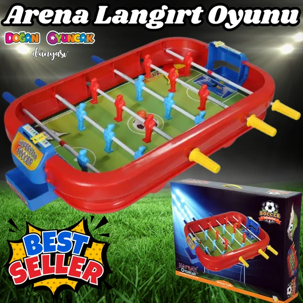Süper Star Langırt Oyunu - Futbol Maçı Oyuncak - Futbol Oyuncakları - Top Oyuncak Langırt Setleri - Langırt Oyuncakları ürün görseli