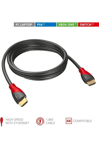 GXT 730 1.8M 4K PS4 ve XBOX Uyumlu HDMI Kablo - Resim 7