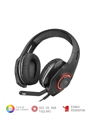 GXT 455 Torus Kulaküstü RGB Gamer Kulaklık - Resim 5