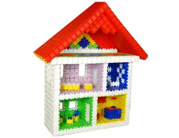 Flexy Tangles Blok Oyunu 1000 Parça - Oyuncak Lego Seti - Birbirine Geçmeli STEM Lego Seti - Eğitici Oyuncak - Resim 2