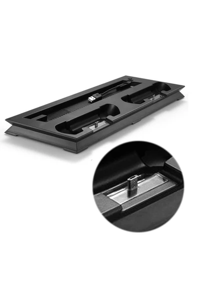 Ps4 Slim Multi Fonksiyonel Fanlı Ve Gamepad Şarjlı Stand - Resim 6