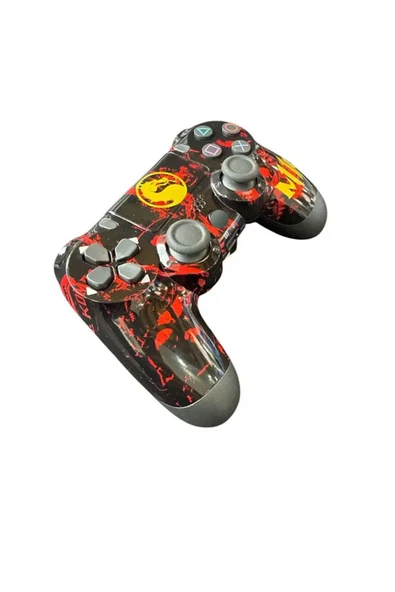 PS4-PC-Android BOX-Android-IOS Telefon Tablet Uyumlu Mortal Kombat Tema Titreşim Bluetooth Oyun Kolu - Resim 2