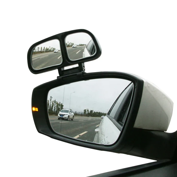 Sürücü Kursu Eğitmen Kör Nokta Aynası Çiftli Yan Ayna Siyah