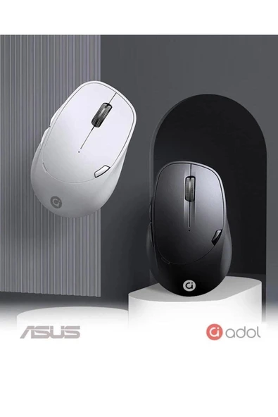 Asus Ms012 2,4gh Wireless Bluetooth Kablosuz Mouse Beyaz Apple Macbook Uyumlu - Resim 3