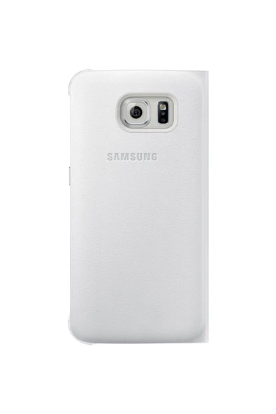 Samsung Galaxy S6 Orjinal Uyku Modlu Pencereli Deri Kılıf - Resim 9
