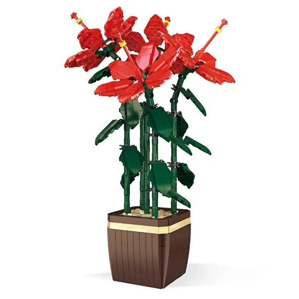 Mikro Blok Çiçek Orman Gülü 618 Parça - Lego Setleri - MEGA Lego - Çiçek Lego - MEGA Çiçek Lego - Mikro Bloklar - Resim 2