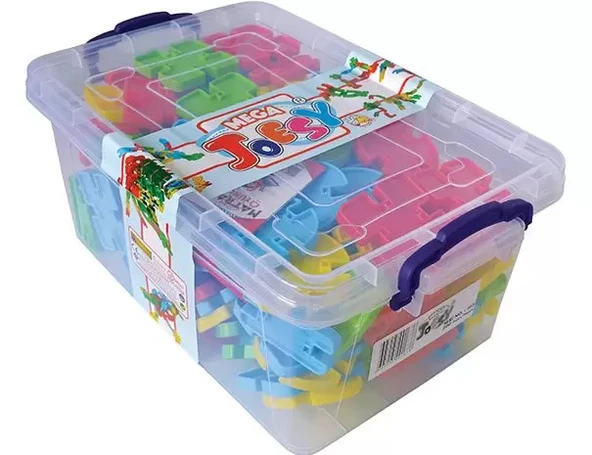 Mega Joesy Eğitici Blok Oyunu 200 Parça - Oyuncak Lego Seti - Birbirine Geçmeli STEM Lego Seti - Eğitici Oyuncak - 5