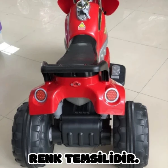 Amortisörlü Akülü Turbo GoWay Motosiklet Beyaz - Aliş GoWay Motorsiklet 12 Volt Akülü Motor - Aliş Go Way Motor - 5